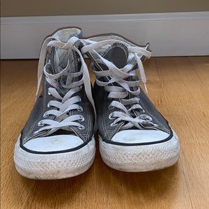 Gray Chuck Taylor High Top Converses
